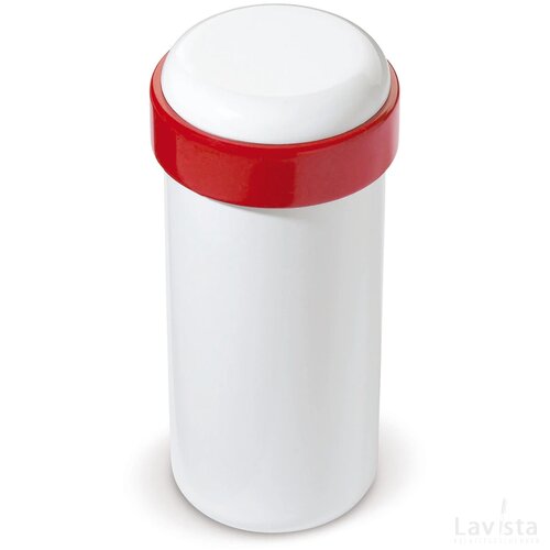 Drinkbeker Fresh 360ml wit / rood