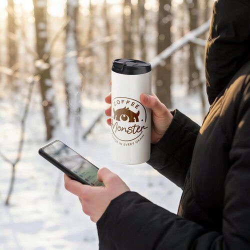 Lekvrije thermobeker Wit 350 ml