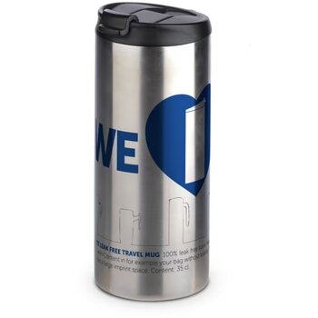 Lekvrije thermobeker (350 ml) Zilver