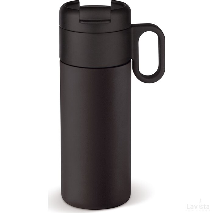 400 ml thermobeker Flow zwart