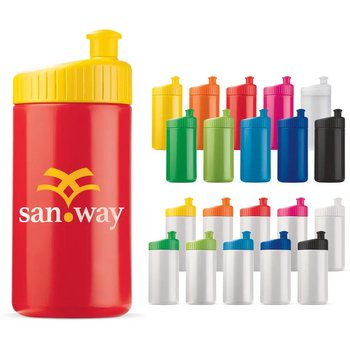 Sportbidon design 500ml wit