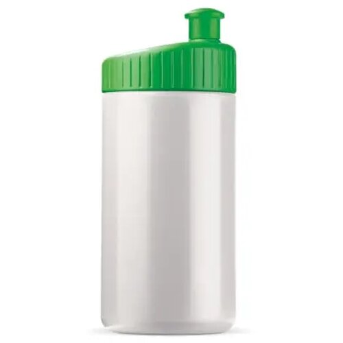 Sportbidon design 500ml wit / groen