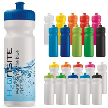 Sportbidon classic 750ml wit
