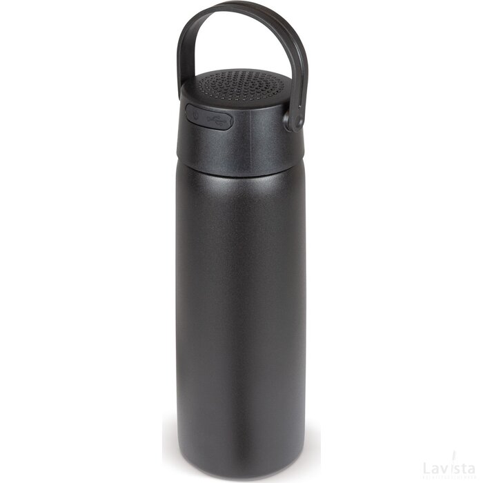 Thermofles speaker Adventure 700ml 3W zwart