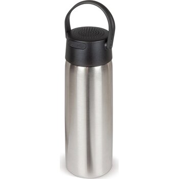 Thermofles speaker Adventure 700ml 3W zilver