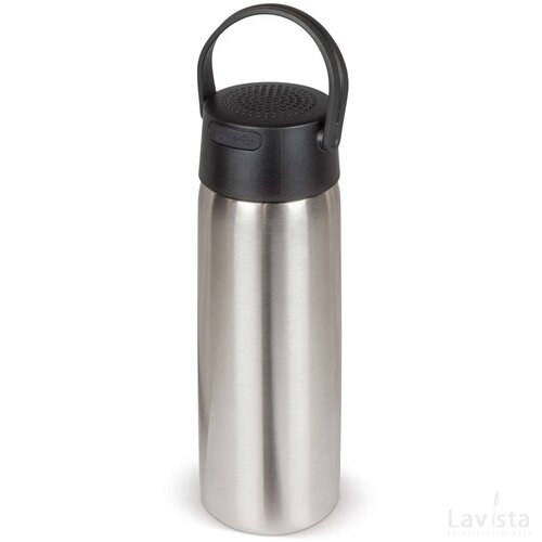 Thermofles speaker Adventure 700ml 3W zilver