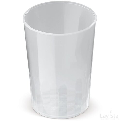 Ecologische cup design PP 250ml transparant