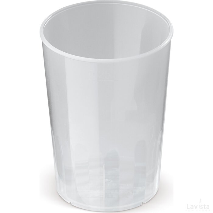 Eco cup design PP 250ml Transparant
