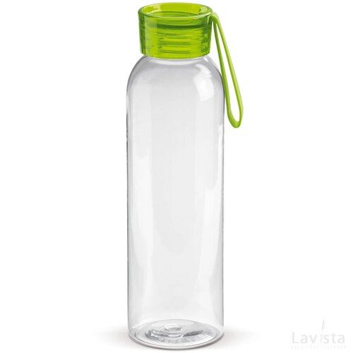 Waterfles Tritan 600ml transparant licht groen