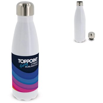 Thermofles Swing sublimatie 500ml wit / zilver