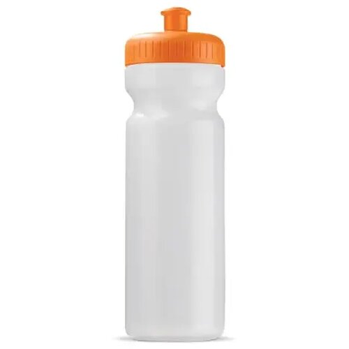 Sportbidon Bio 750ml Transparant Oranje