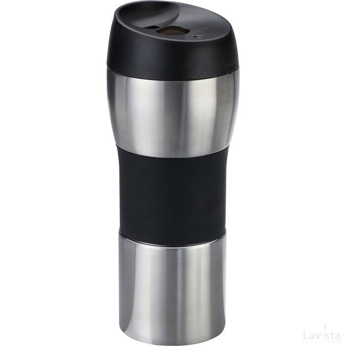 Thermobeker Retumbler-Leoben zwart, zilver