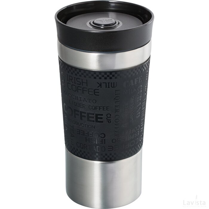Thermobeker Retumbler-Kingston zwart, zilver