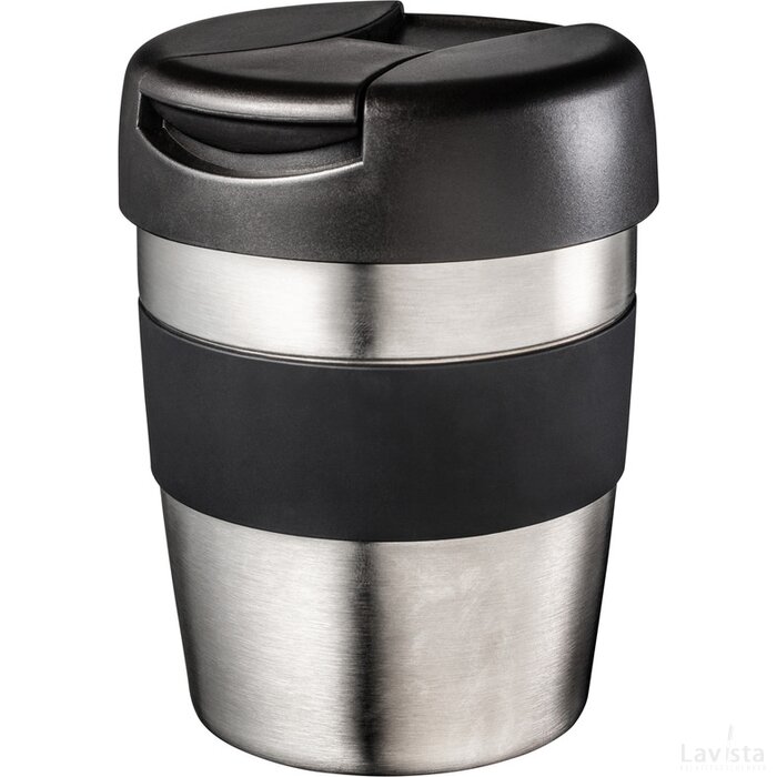Thermobeker Retumbler-Toccoa zwart, zilver