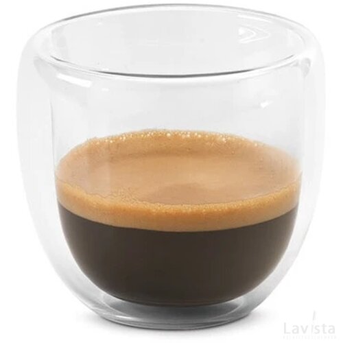 Expresso Set Van 2 Bekers Transparant