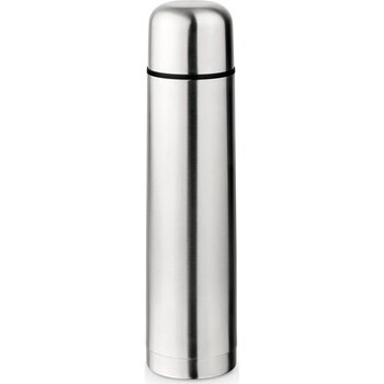 Liter Thermosfles 1000 Ml Zilverkleurig