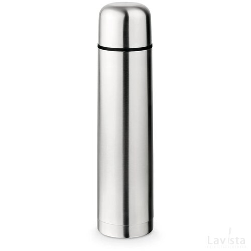 Liter Thermosfles 1000 Ml Zilverkleurig