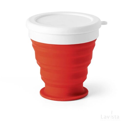 Astrada Opvouwbare Reismok 250 Ml Rood