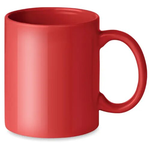 Gekleurde keramische mok 300ml Rood