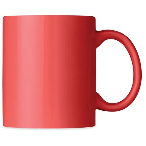Gekleurde keramische mok 300ml Rood
