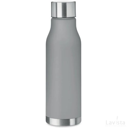 Rpet drinkfles 600ml Glacier rpet transparant grijs