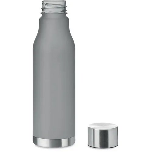 Rpet drinkfles 600ml Glacier rpet transparant grijs