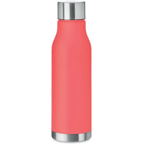 Rpet drinkfles 600ml Glacier rpet transparant rood