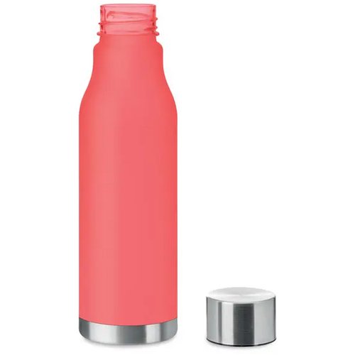 Rpet drinkfles 600ml Glacier rpet transparant rood