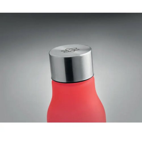 Rpet drinkfles 600ml Glacier rpet transparant rood