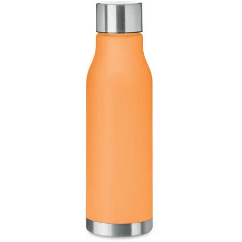 Rpet drinkfles 600ml Glacier rpet transparant oranje
