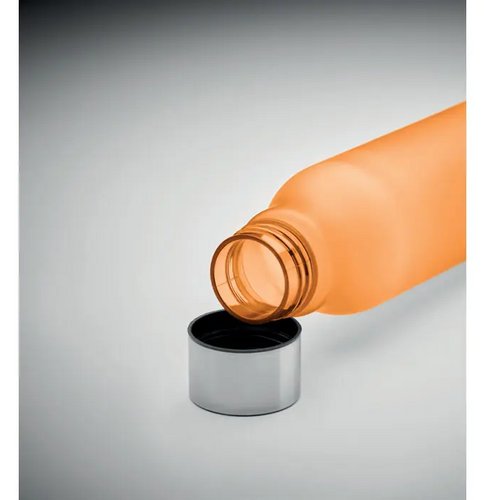 Rpet drinkfles 600ml Glacier rpet transparant oranje