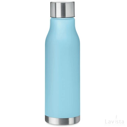 Rpet drinkfles 600ml Glacier rpet transparant licht blauw