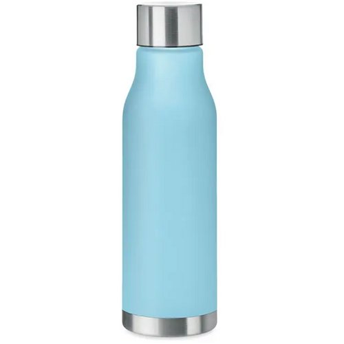 Rpet drinkfles 600ml Glacier rpet transparant licht blauw