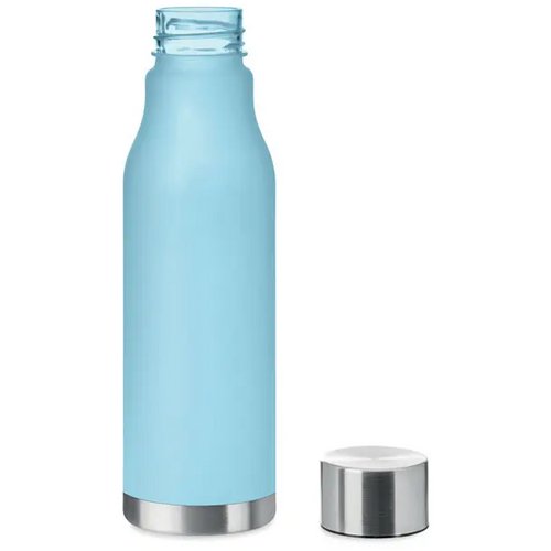 Rpet drinkfles 600ml Glacier rpet transparant licht blauw