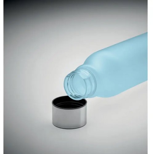Rpet drinkfles 600ml Glacier rpet transparant licht blauw