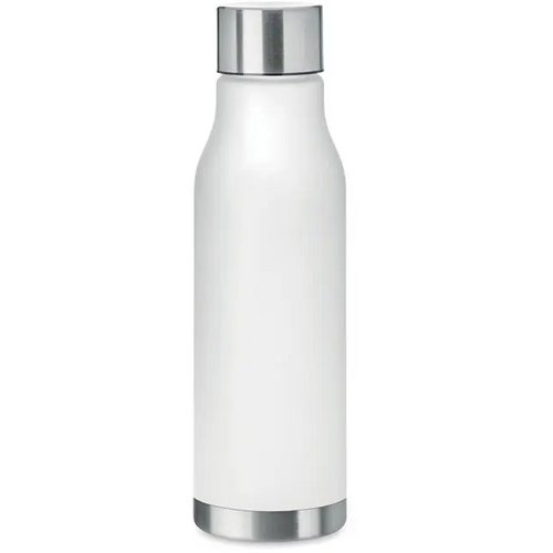 Rpet drinkfles 600ml Glacier rpet transparant wit