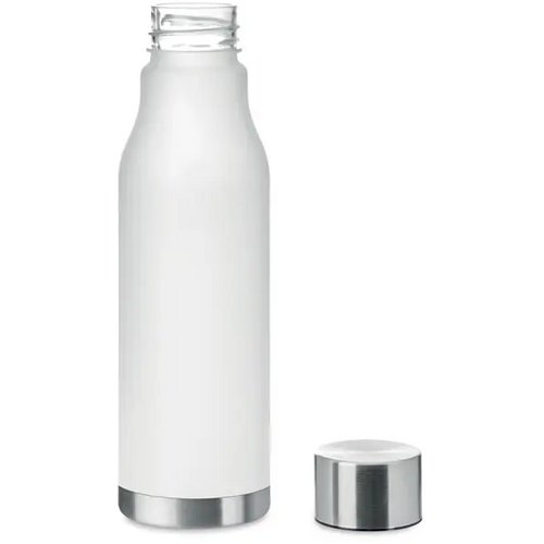 Rpet drinkfles 600ml Glacier rpet transparant wit