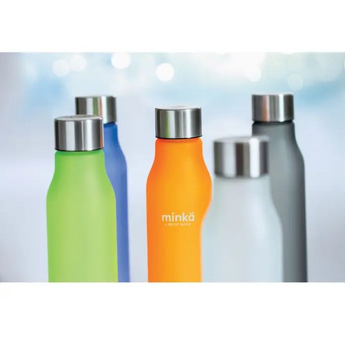 Rpet drinkfles 600ml Glacier rpet transparant wit
