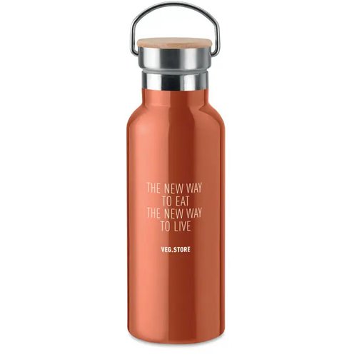 Dubbelwandige fles 500ml Helsinki oranje 500 ml