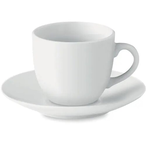 Espresso kop en schotel Wit 80 ml