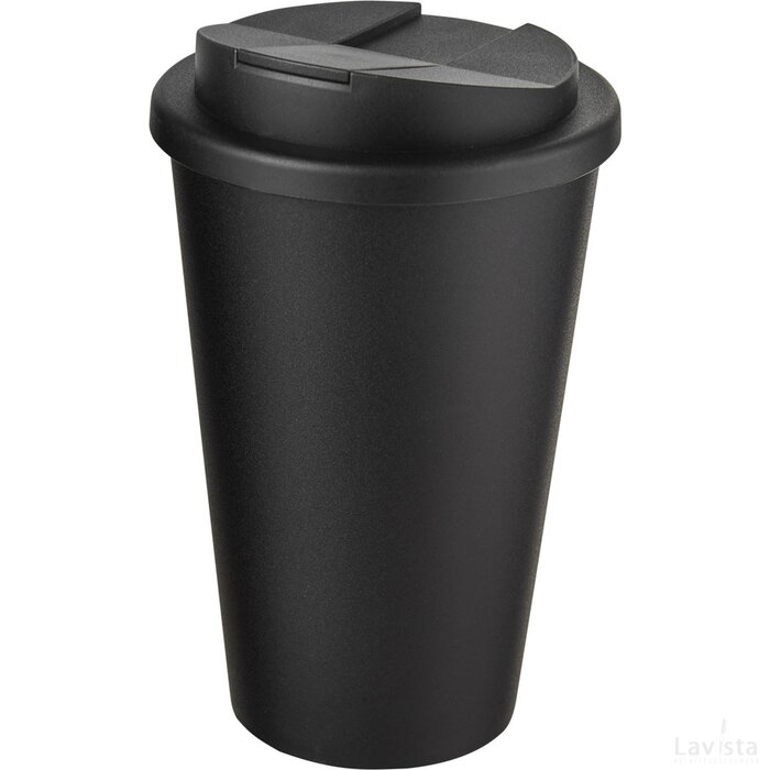 Americano Recycled® 350 ml geïsoleerde beker Zwart