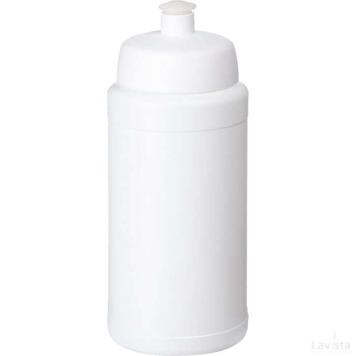 Baseline® Plus Pure 500 ml fles met sportdeksel Wit