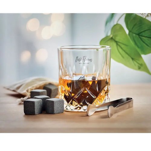 Luxe whiskey set in bamboe box Inverness hout