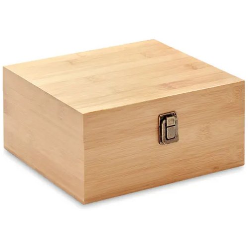 Luxe whiskey set in bamboe box Inverness hout