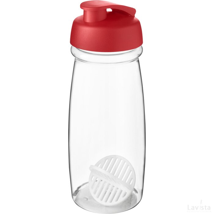 H2O Active Pulse 600 ml sportfles rood Rood, Transparant Rood/Transparant