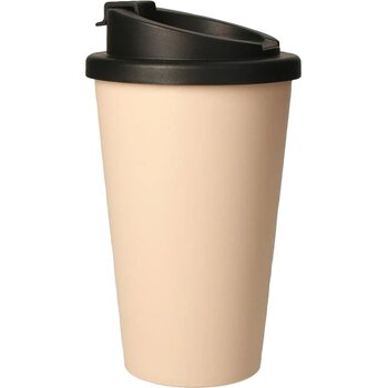 Eco Coffee Mug Premium Deluxe 350 Ml Beige