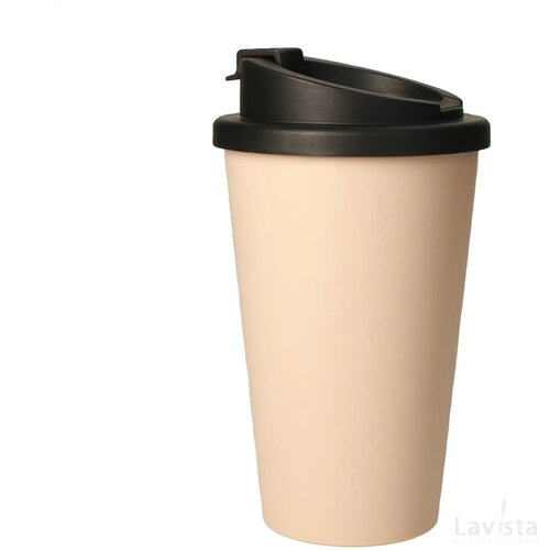 Eco Coffee Mug Premium Deluxe 350 Ml Beige