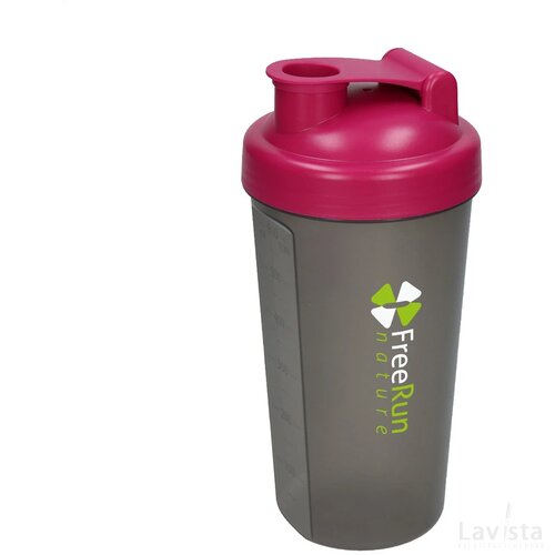 Shaker Proteïn Drinkbeker Roze/Grijs