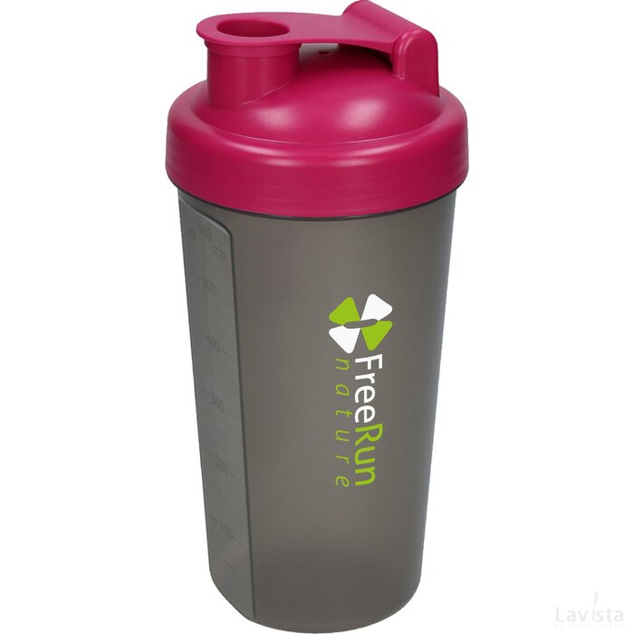 Shaker Proteïn Drinkbeker Roze/Grijs