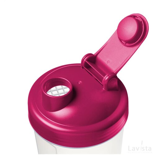 Shaker Proteïn Drinkbeker Roze/Grijs